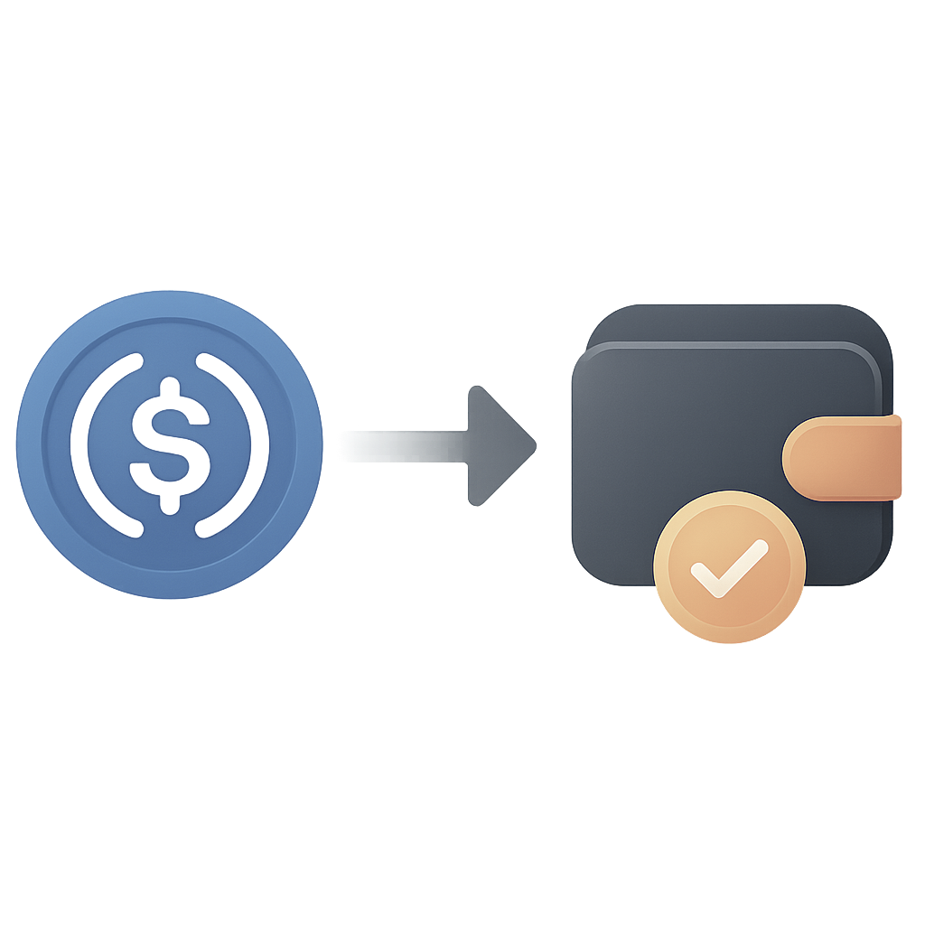 Deposit USDC illustration